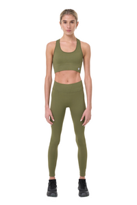 Ceder Seamless Leggings - Moss